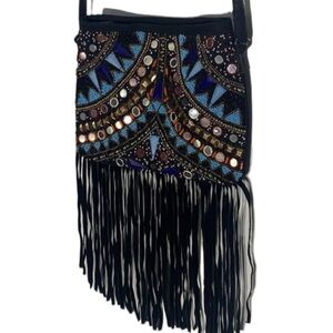 For ever 21 cross body beaded bag